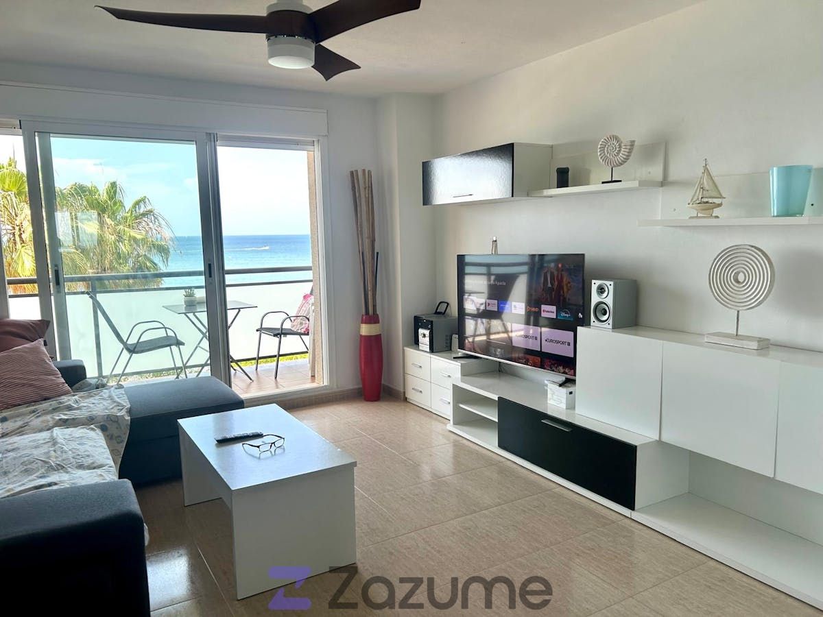 Living room of Duplex to rent in La Manga del Mar Menor  with Air Conditioner, Heating and Private garden