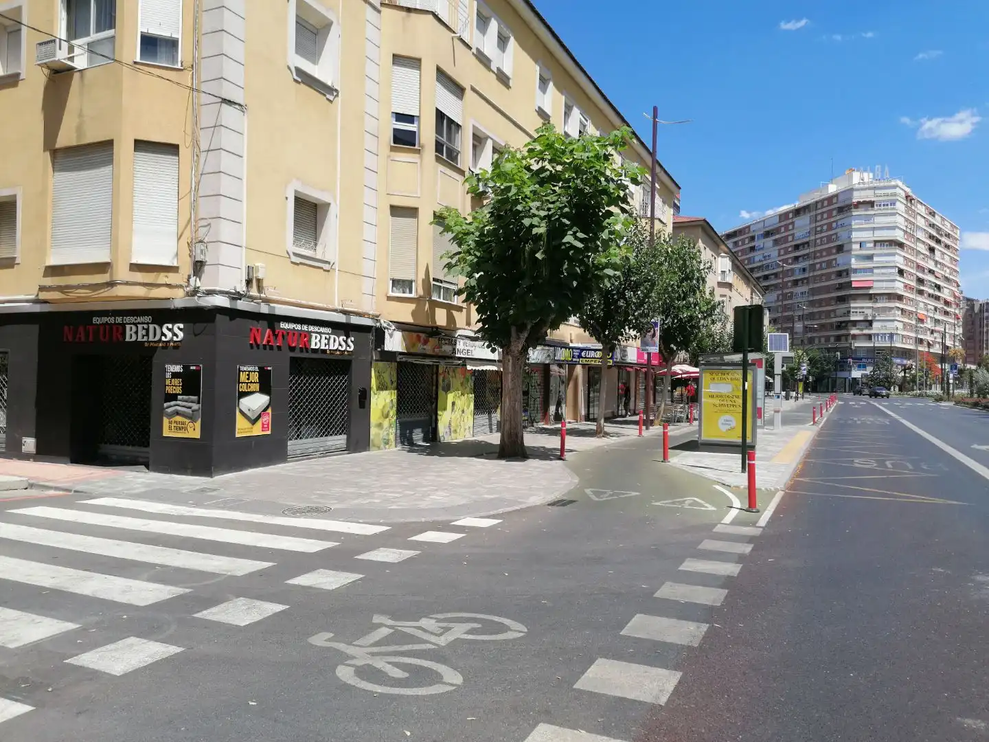 Vista exterior de Local de lloguer en Murcia amb Aire condicionat, Calefacció i Parquet