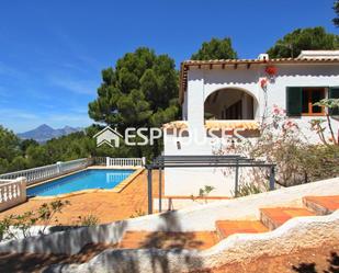 Exterior view of House or chalet for sale in Altea  with Air Conditioner, Terrace and Swimming Pool