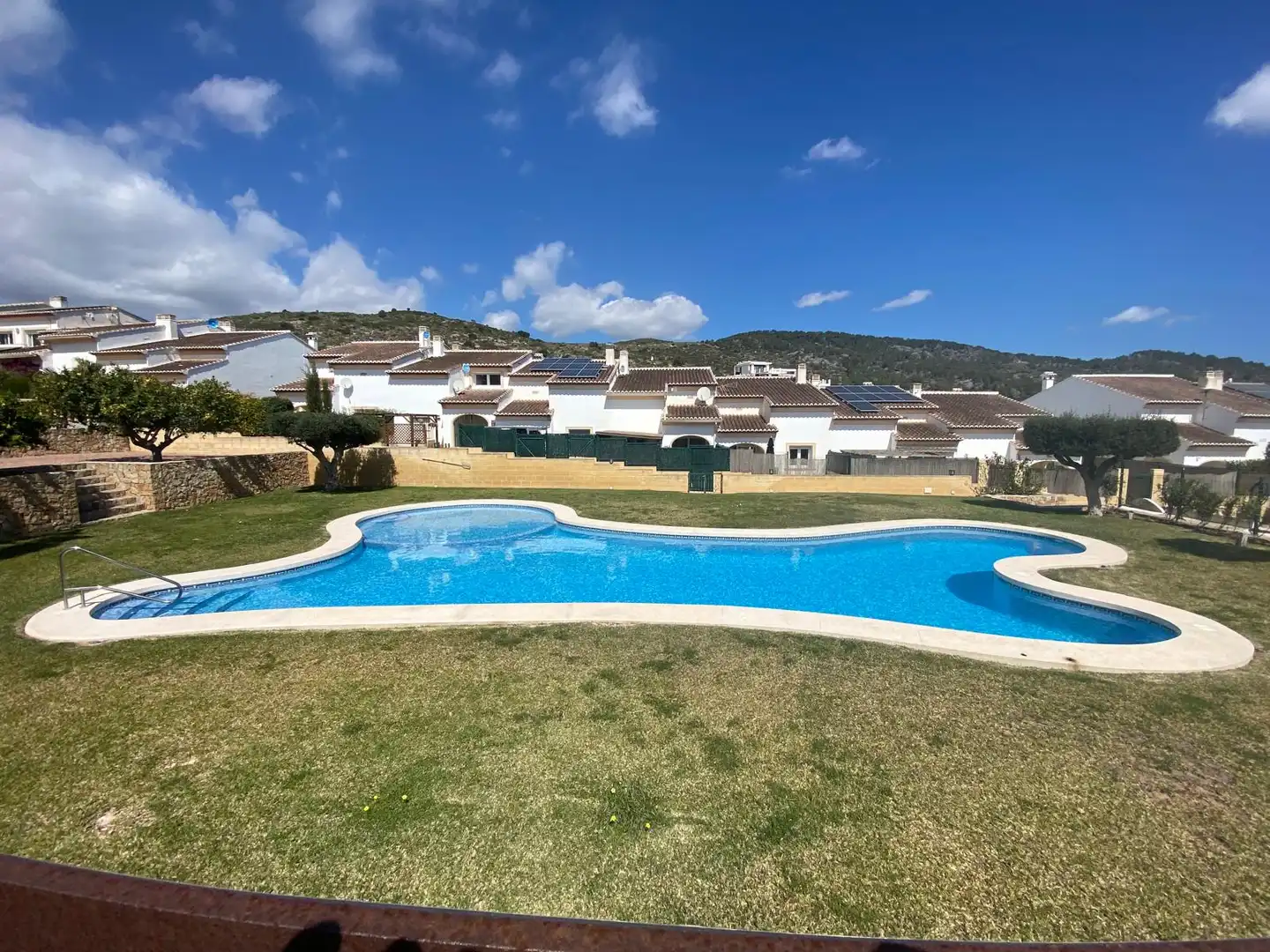 Piscina de Casa adosada en venda en Benitachell / El Poble Nou de Benitatxell amb Calefacció, Jardí privat i Terrassa