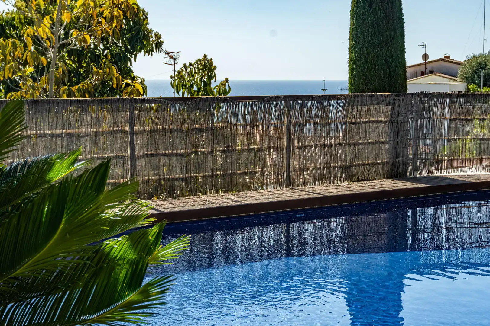 Schwimmbecken von Haus oder Chalet zur Miete in Sant Vicenç de Montalt mit Heizung und Terrasse