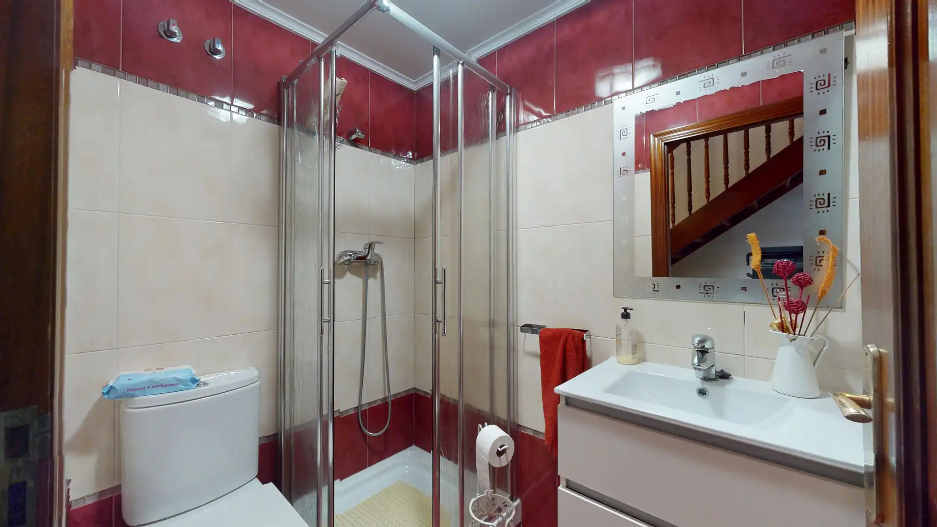 Baño de Casa adosada en venta en Barrika con Terraza y Trastero