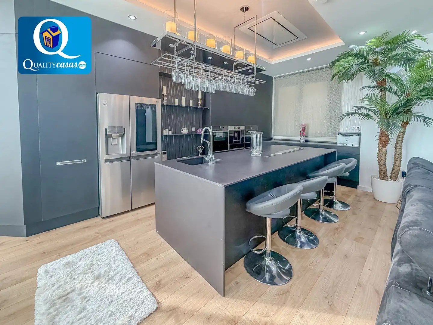 Cocina de Casa o chalet en venta en Busot con Aire acondicionado, Calefacción y Terraza