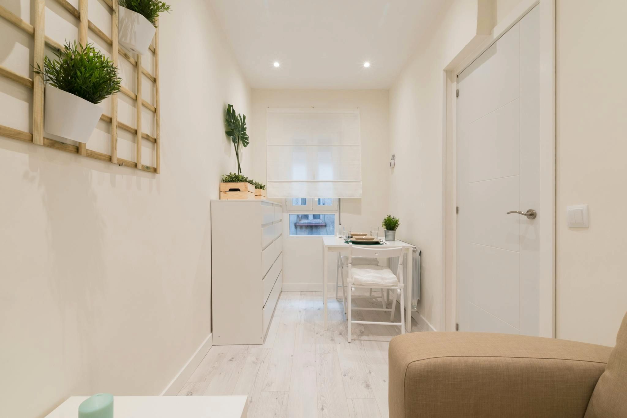 Bedroom of Flat for rent in  Madrid Capital  with Heating, Furnished and Washing machine