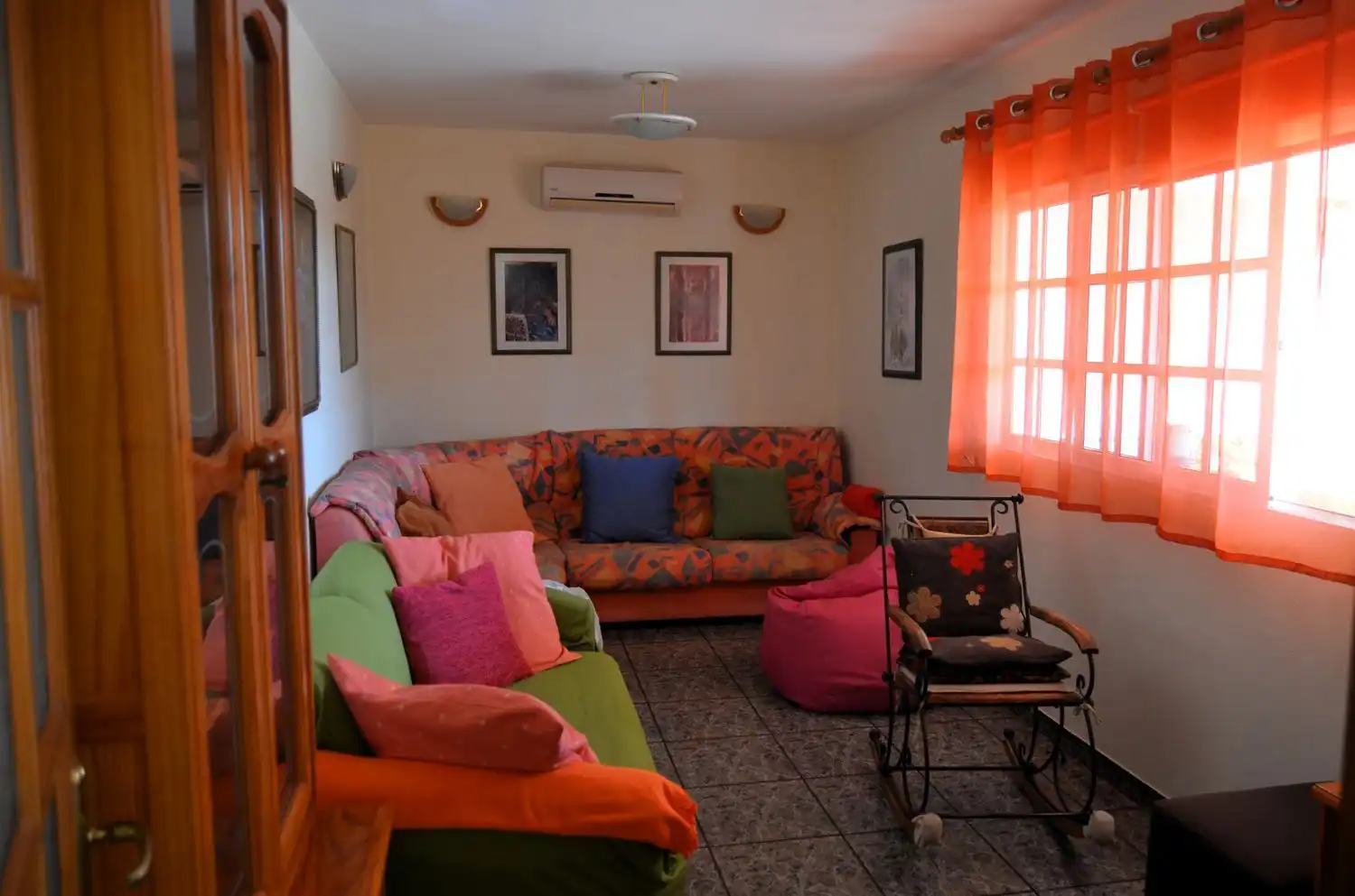 Sala d'estar de Casa o xalet en venda en Tuineje amb Aire condicionat, Jardí privat i Terrassa