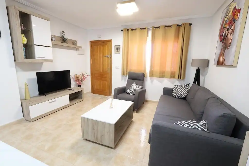 Living room of Apartments for rent in Orihuela  with Air Conditioner, Furnished and Community pool