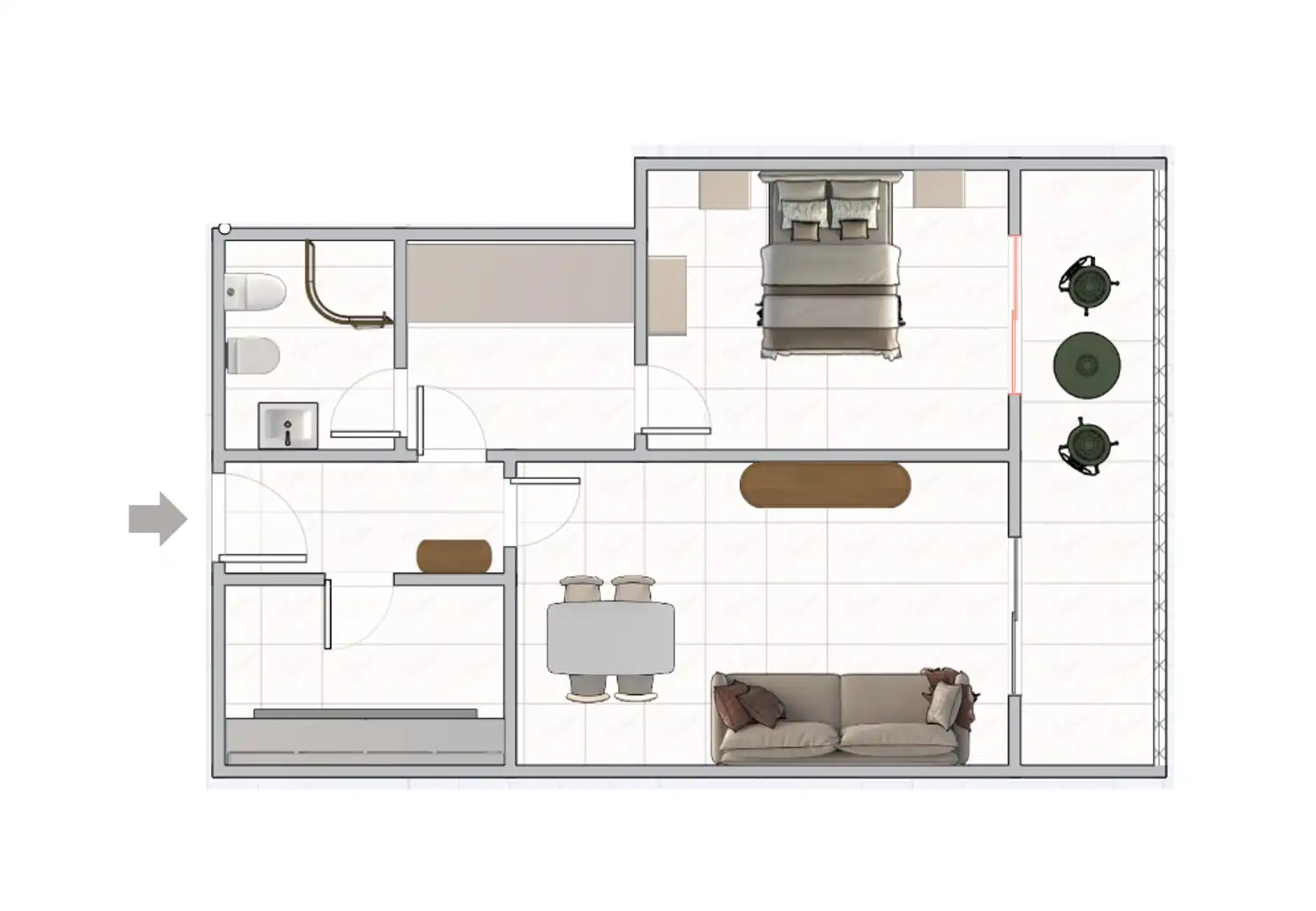 Flat for rent in Almuñécar  with Terrace, Furnished and Washing machine