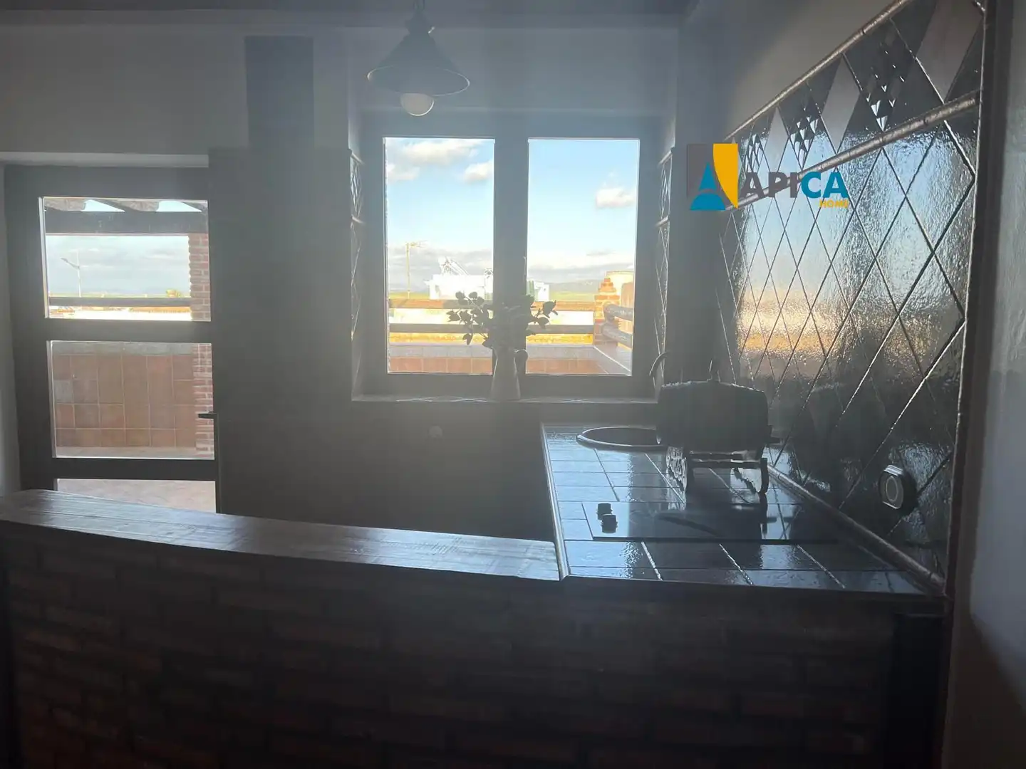 Cocina de Dúplex en venta en Barbate con Aire acondicionado y Amueblado