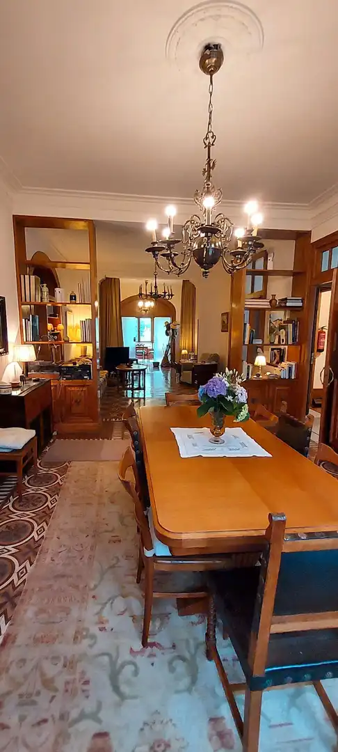 Menjador de Finca rústica en venda en Salas amb Calefacció, Jardí privat i Parquet