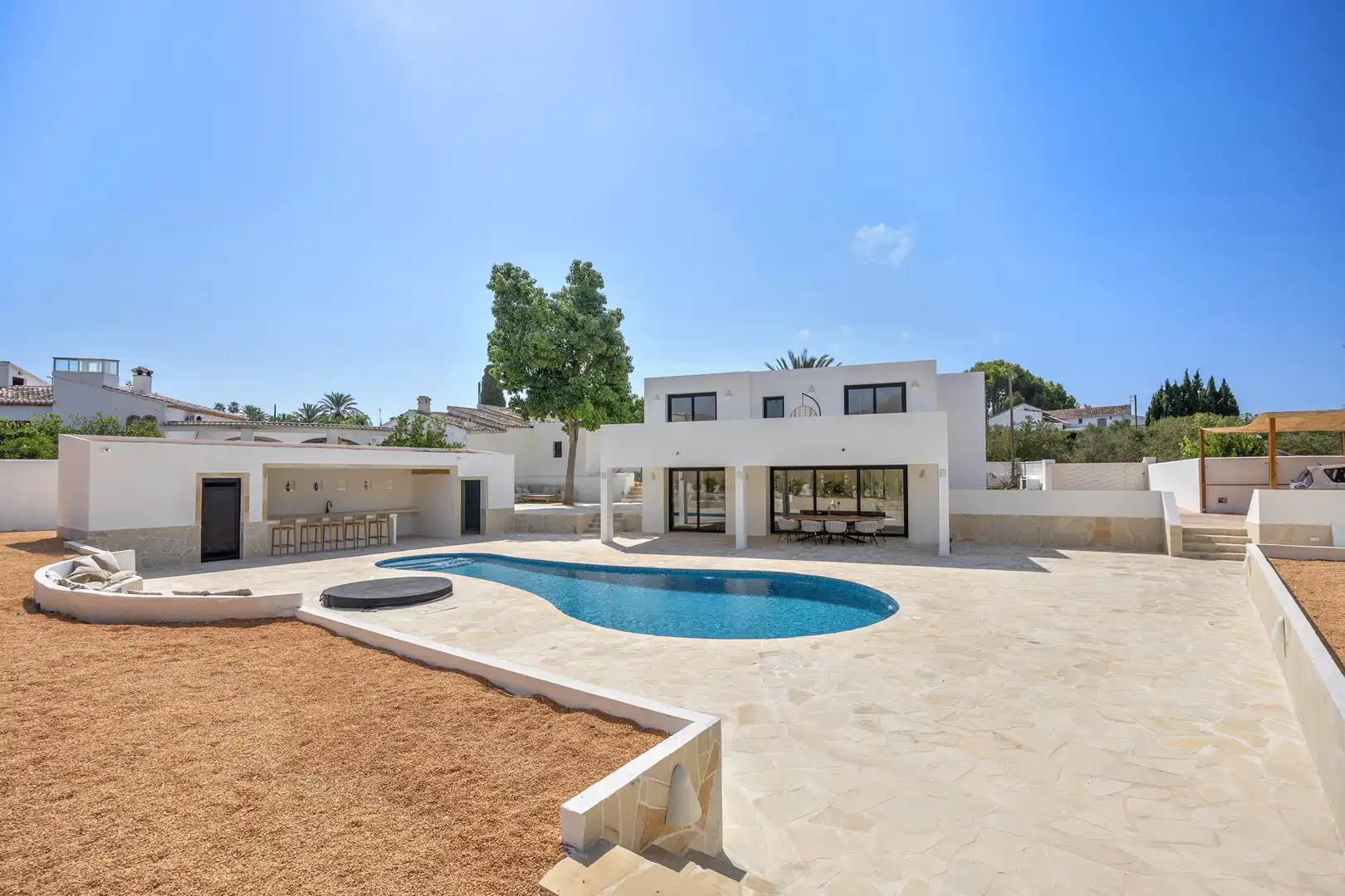 Vista exterior de Casa o xalet en venda en Jávea / Xàbia amb Aire condicionat