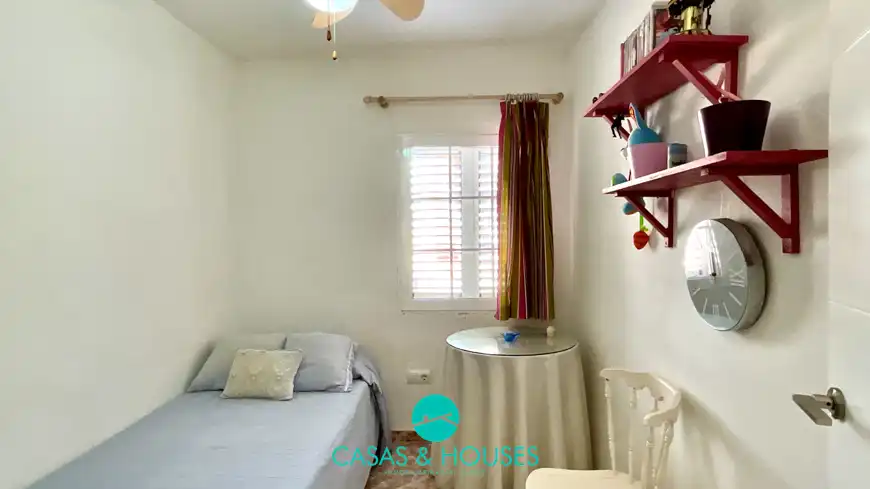 Bedroom of Flat for sale in La Manga del Mar Menor  with Air Conditioner, Terrace and Furnished
