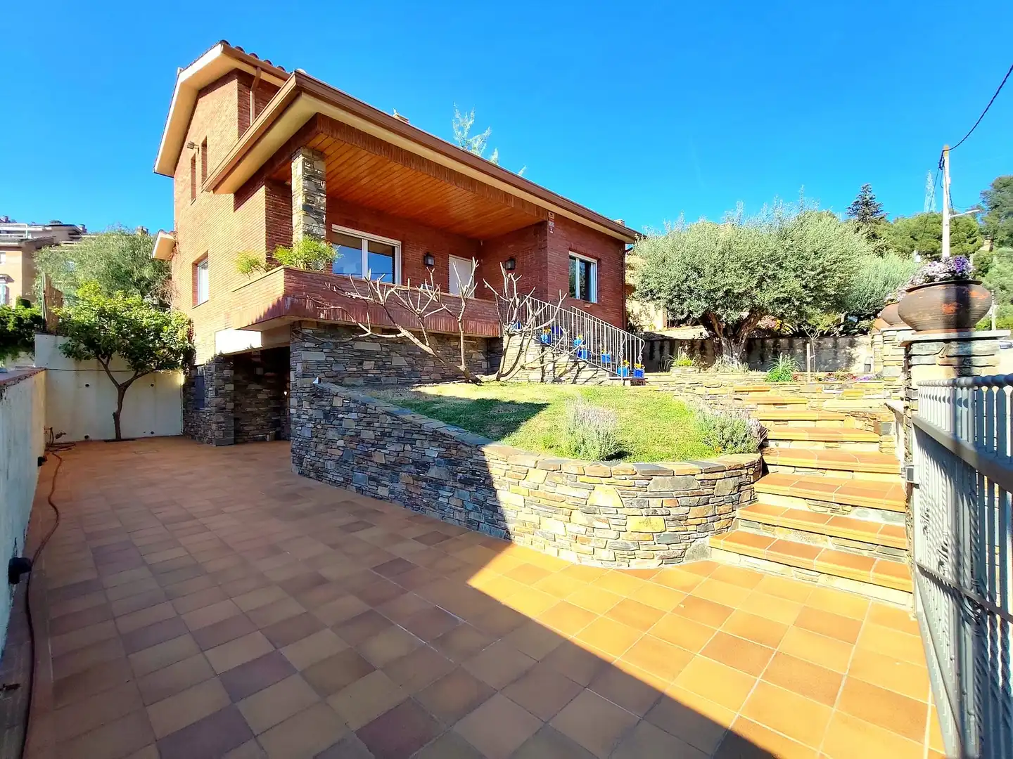Vista exterior de Casa o xalet en venda en La Palma de Cervelló amb Aire condicionat, Calefacció i Terrassa