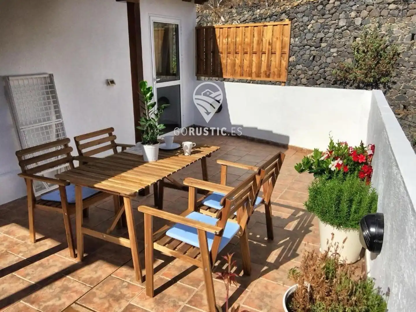 Terrace of Detached homes for sale in Hermigua  with Furnished