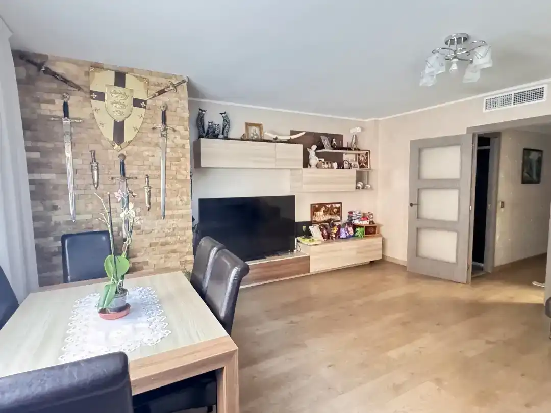 Sala de estar de Piso en venta en Cambrils con Aire acondicionado, Jardín privado y Parquet
