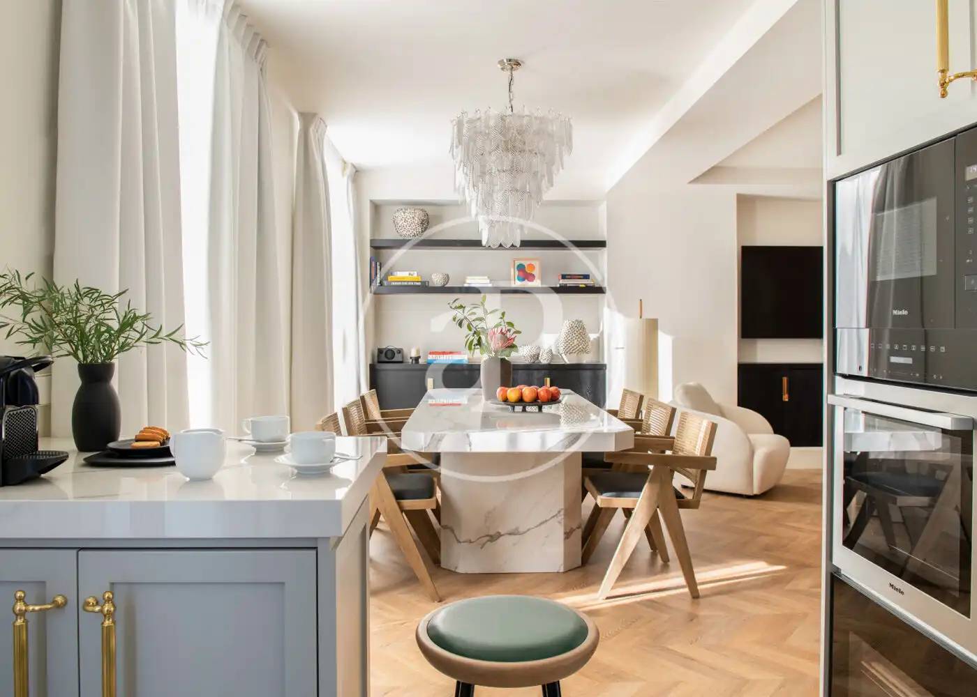 Dining room of Houses for rent in Barcelona  with Air Conditioner, Heating and Terrace