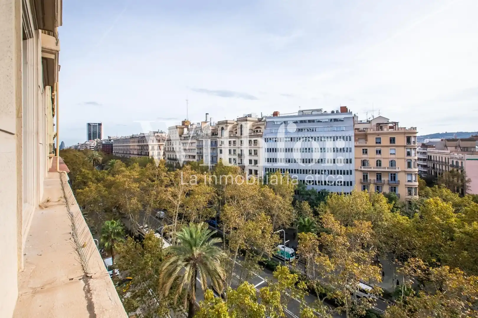 Vista exterior de Piso de alquiler en Barcelona con Aire acondicionado, Calefacción y Parquet