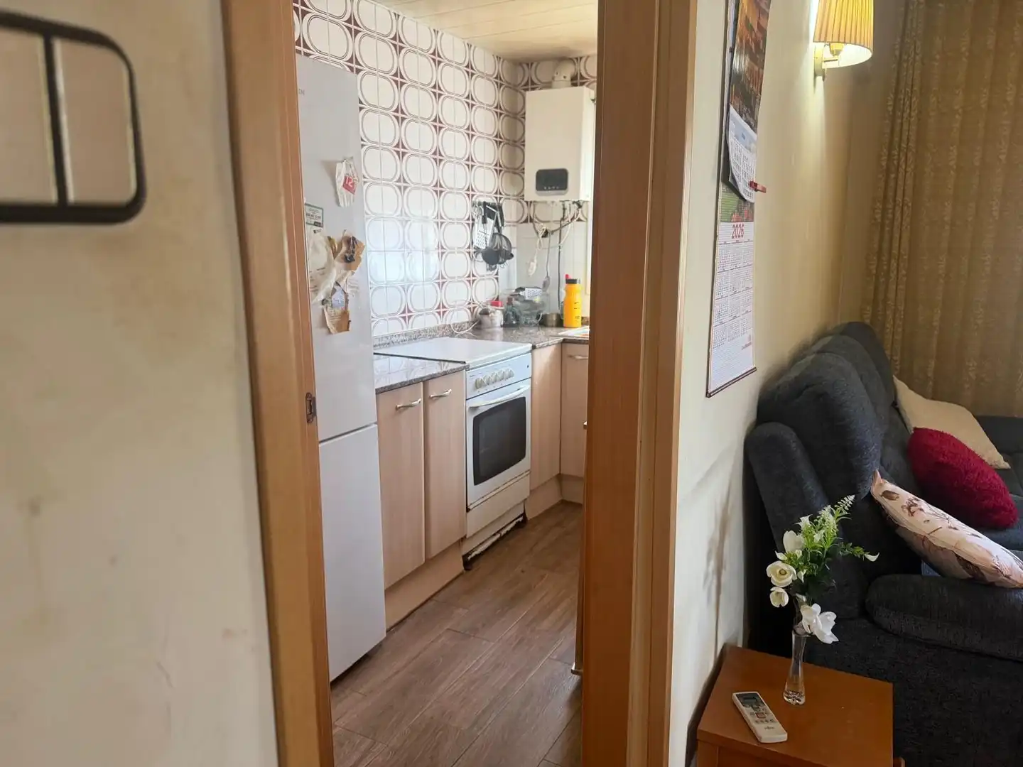 Kitchen of Flat for sale in Barcelona  with Air Conditioner and Furnished