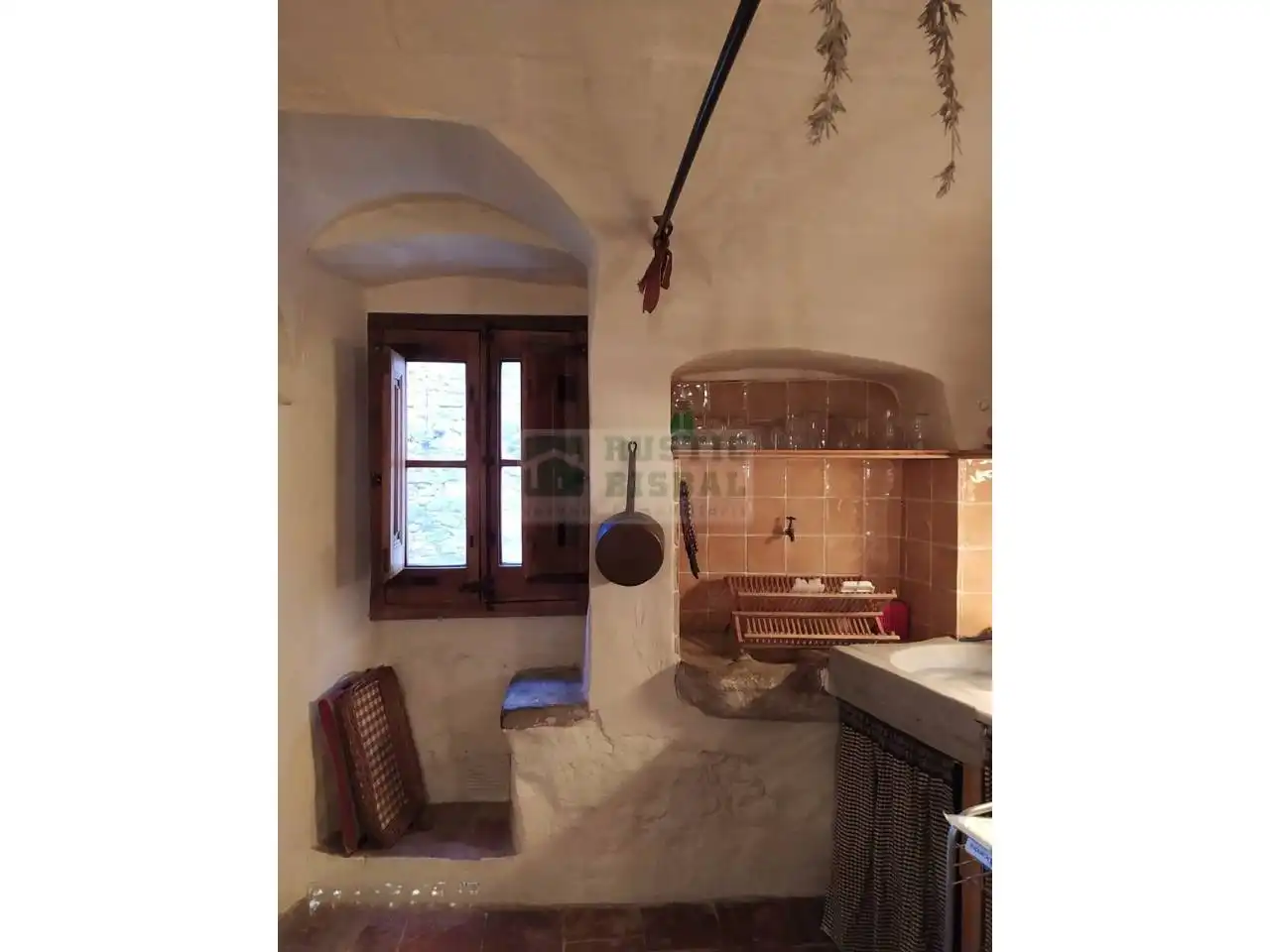 Kitchen of Country homes for rent in Madremanya  with Heating, Terrace and Furnished