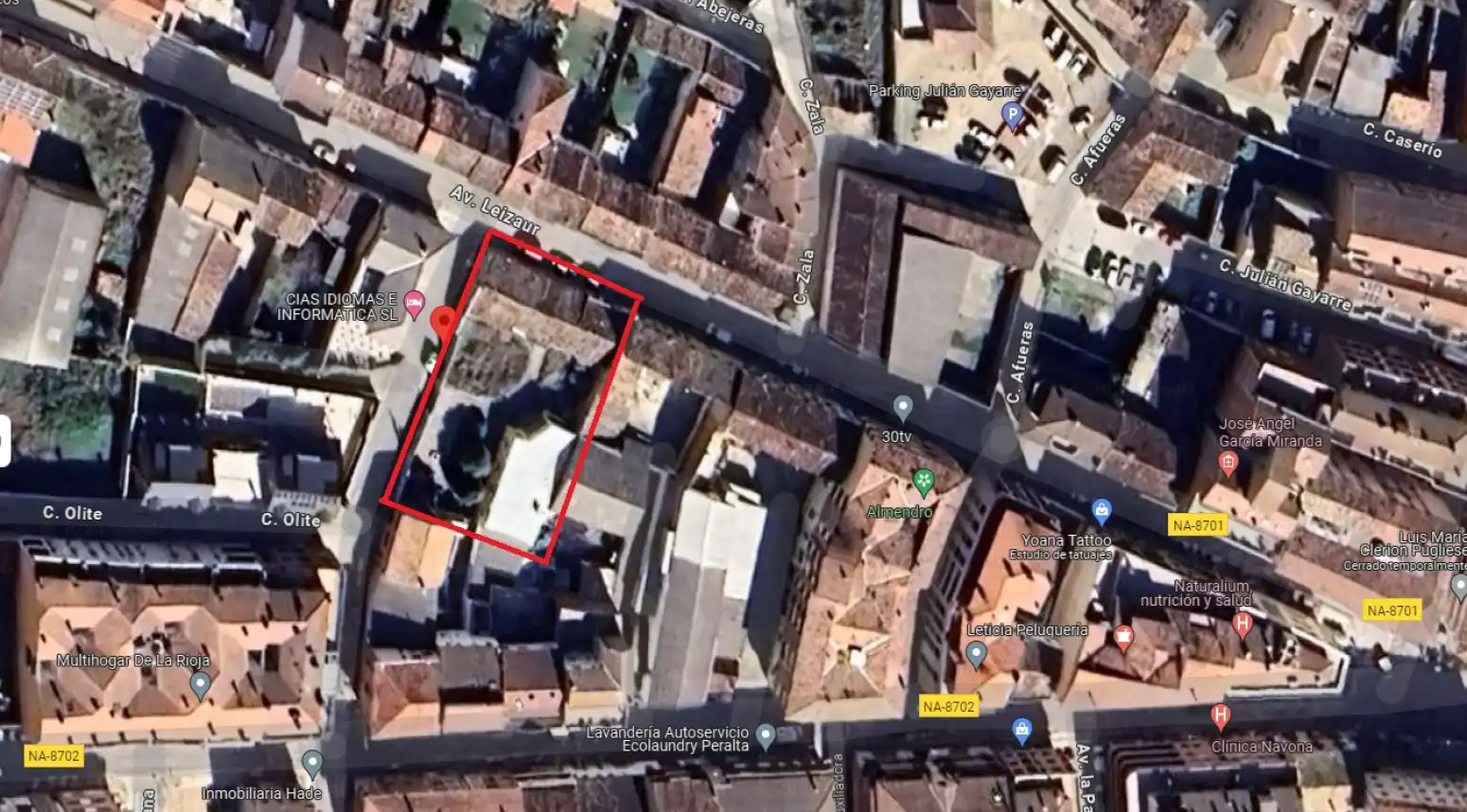 Exterior view of Land for sale in Peralta / Azkoien