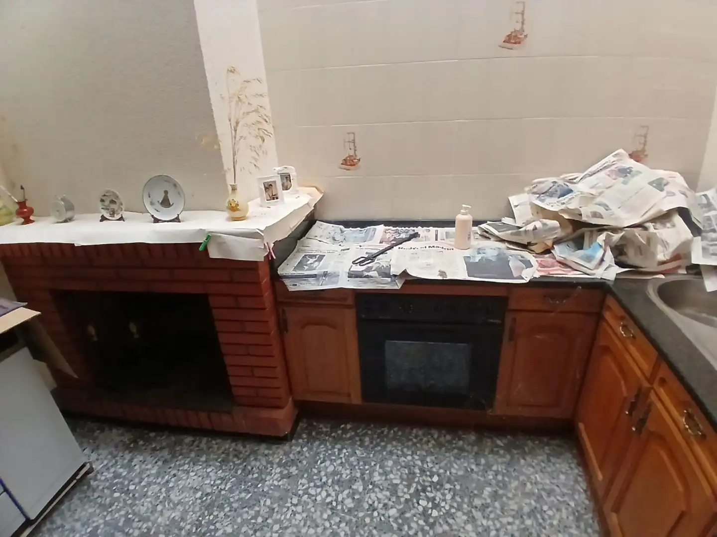 Cuina de Casa o xalet en venda en Los Santos  amb Moblat i Forn