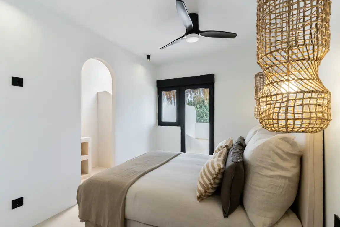 Bedroom of Detached homes for sale in Torremolinos  with Air Conditioner, Terrace and Swimming Pool