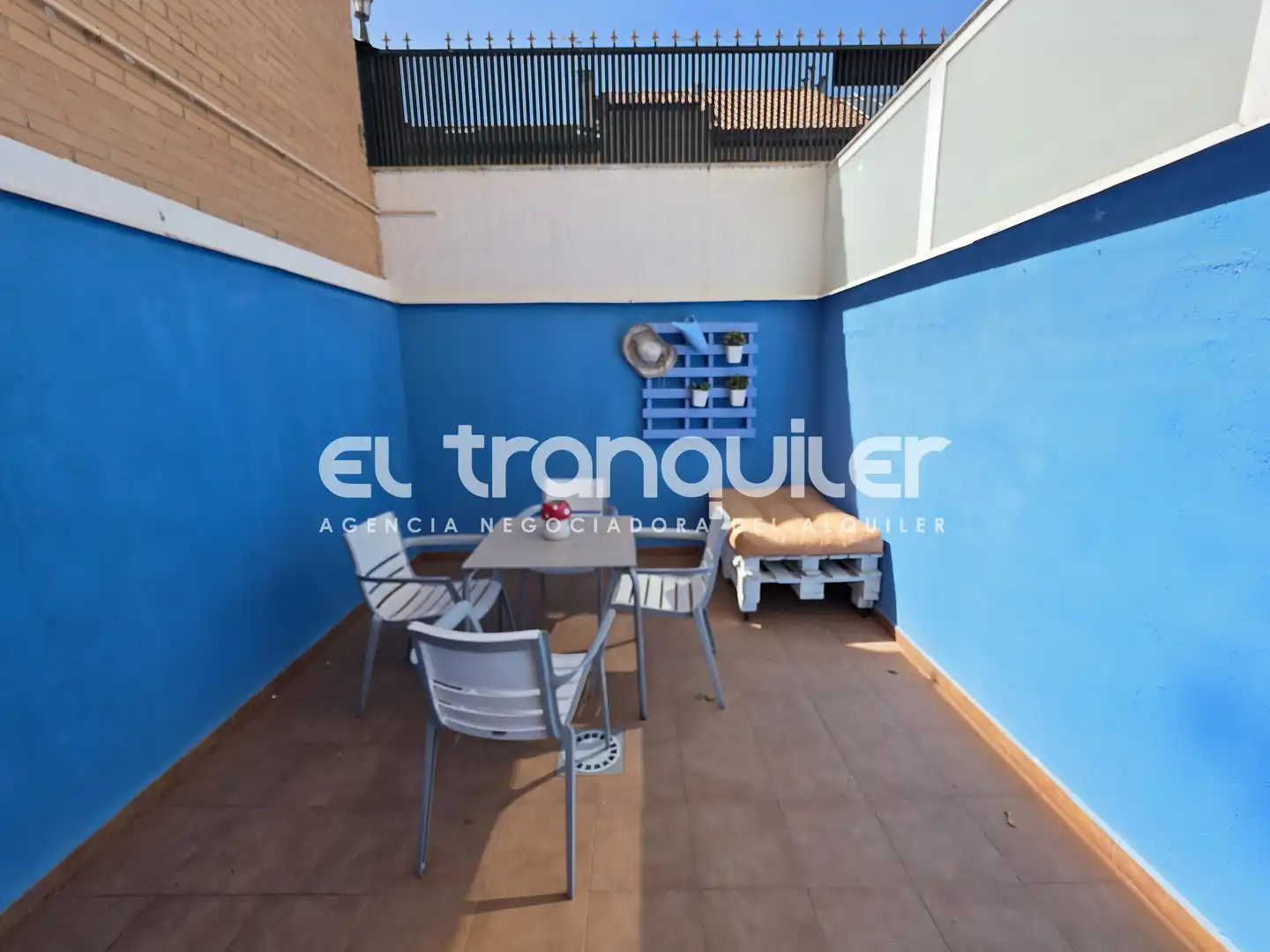 Terraza de Piso de alquiler en Madrid con Terraza, Amueblado y Lavadora