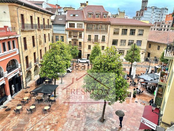Terrace of Flat for sale in Oviedo   with Heating, Parquet flooring and Storage room