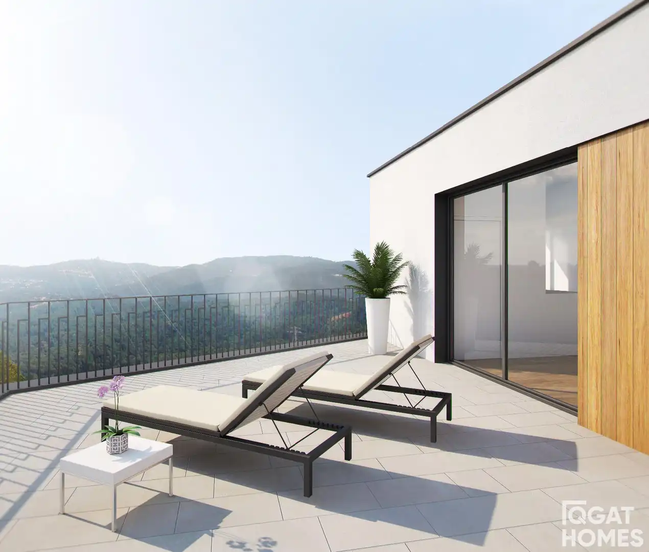 Terrace of Houses for sale in Sant Cugat del Vallès  with Air Conditioner, Heating and Storage room