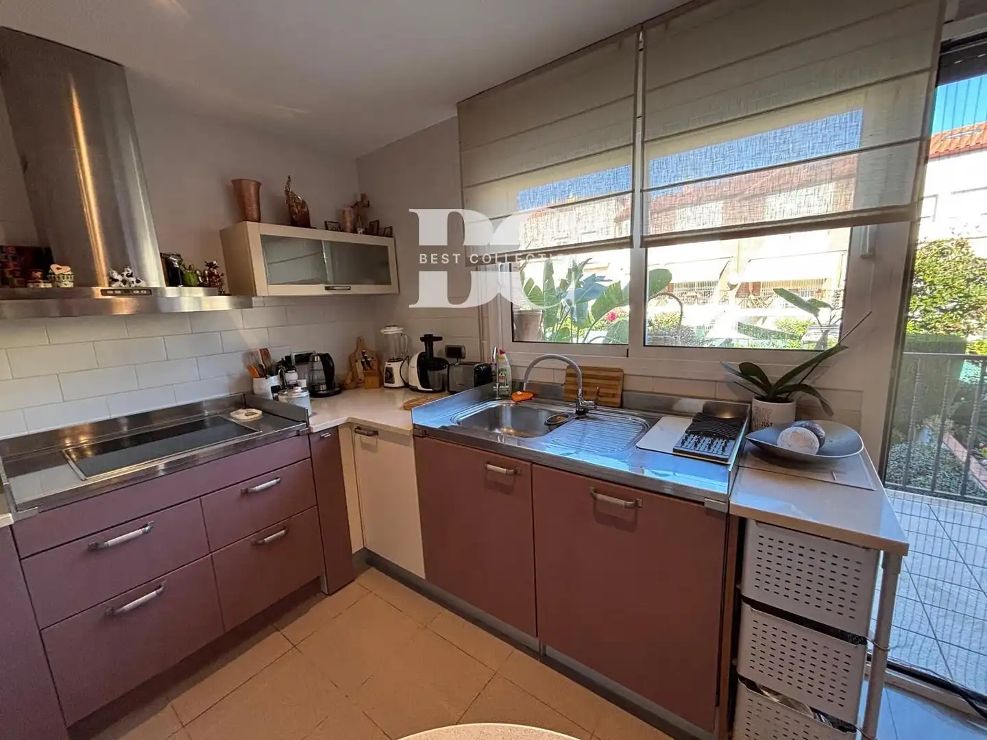 Cocina de Casa adosada en venta en Lloret de Mar con Aire acondicionado, Calefacción y Jardín privado