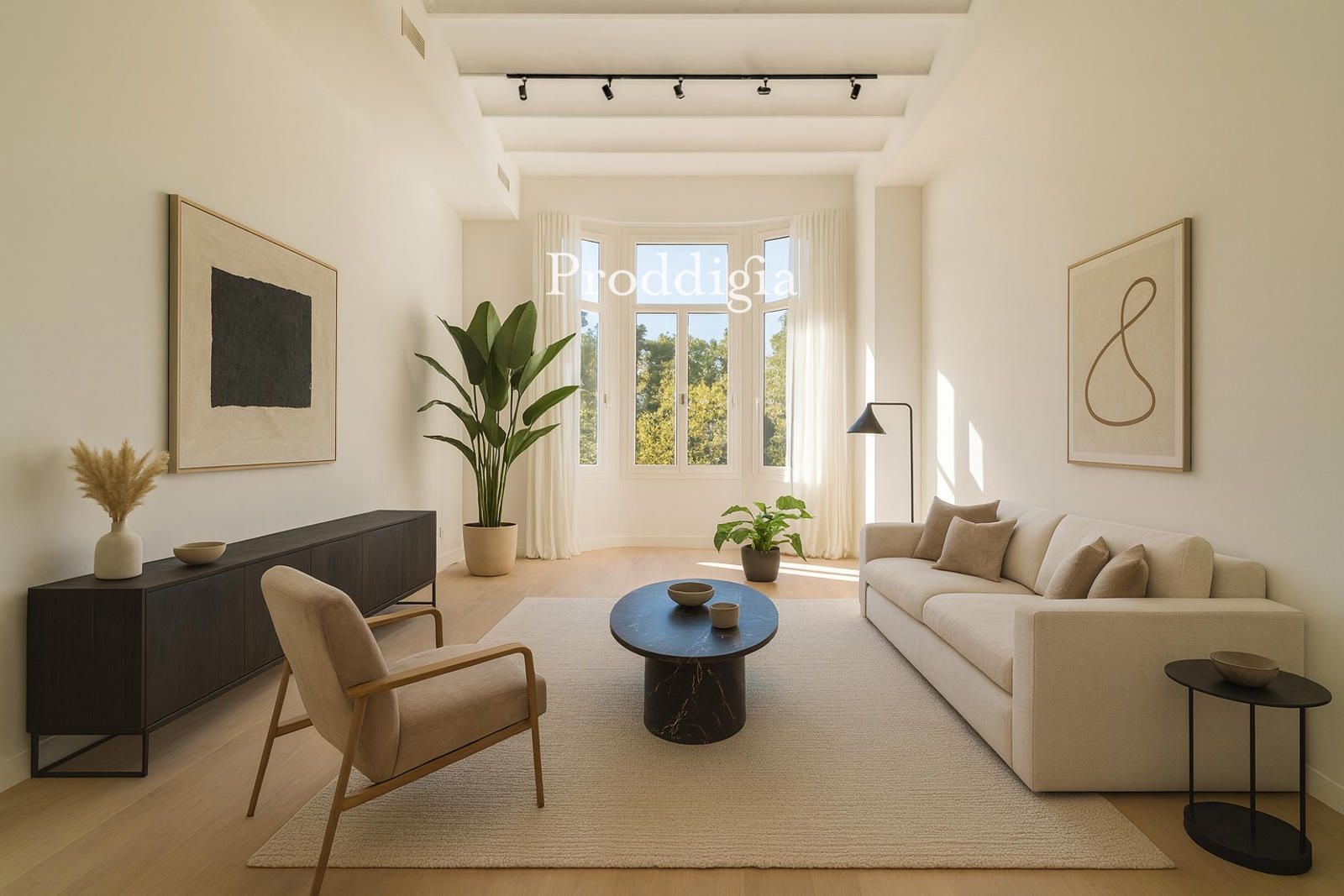 Living room of Attic for sale in  Barcelona Capital  with Air Conditioner, Heating and Terrace