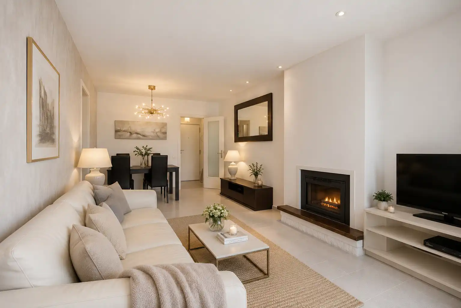 Living room of Flat for sale in Sant Feliu de Guíxols  with Terrace, Furnished and Oven