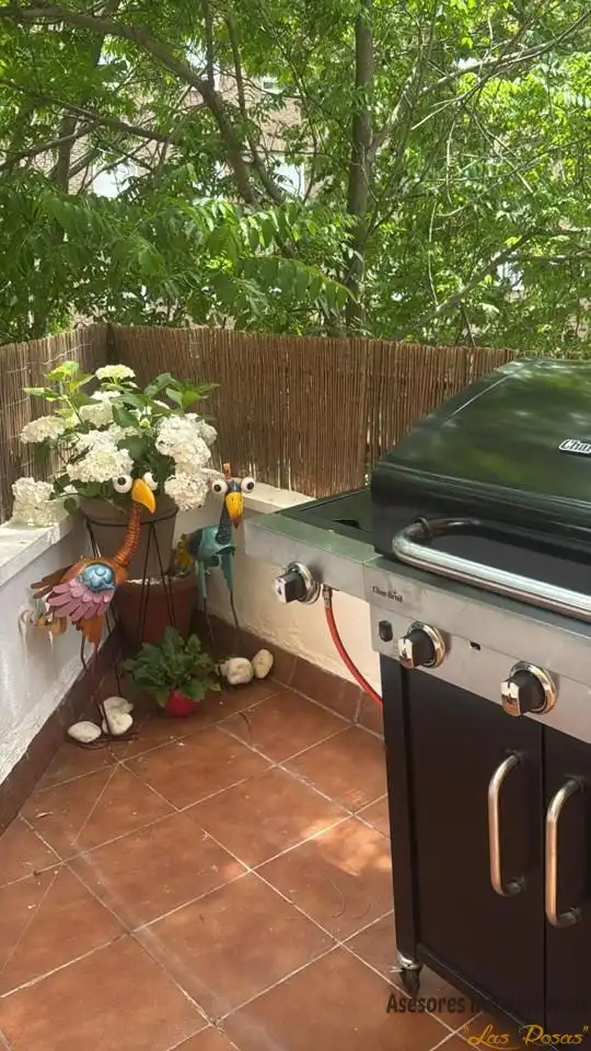 Garten von Wohnung zum Verkauf in Madrid mit Klimaanlage, Heizung und Parkett