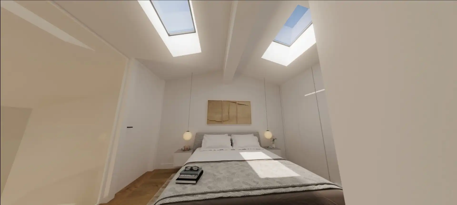 Dormitori de Casa adosada en venda en Rubí amb Calefacció i Terrassa