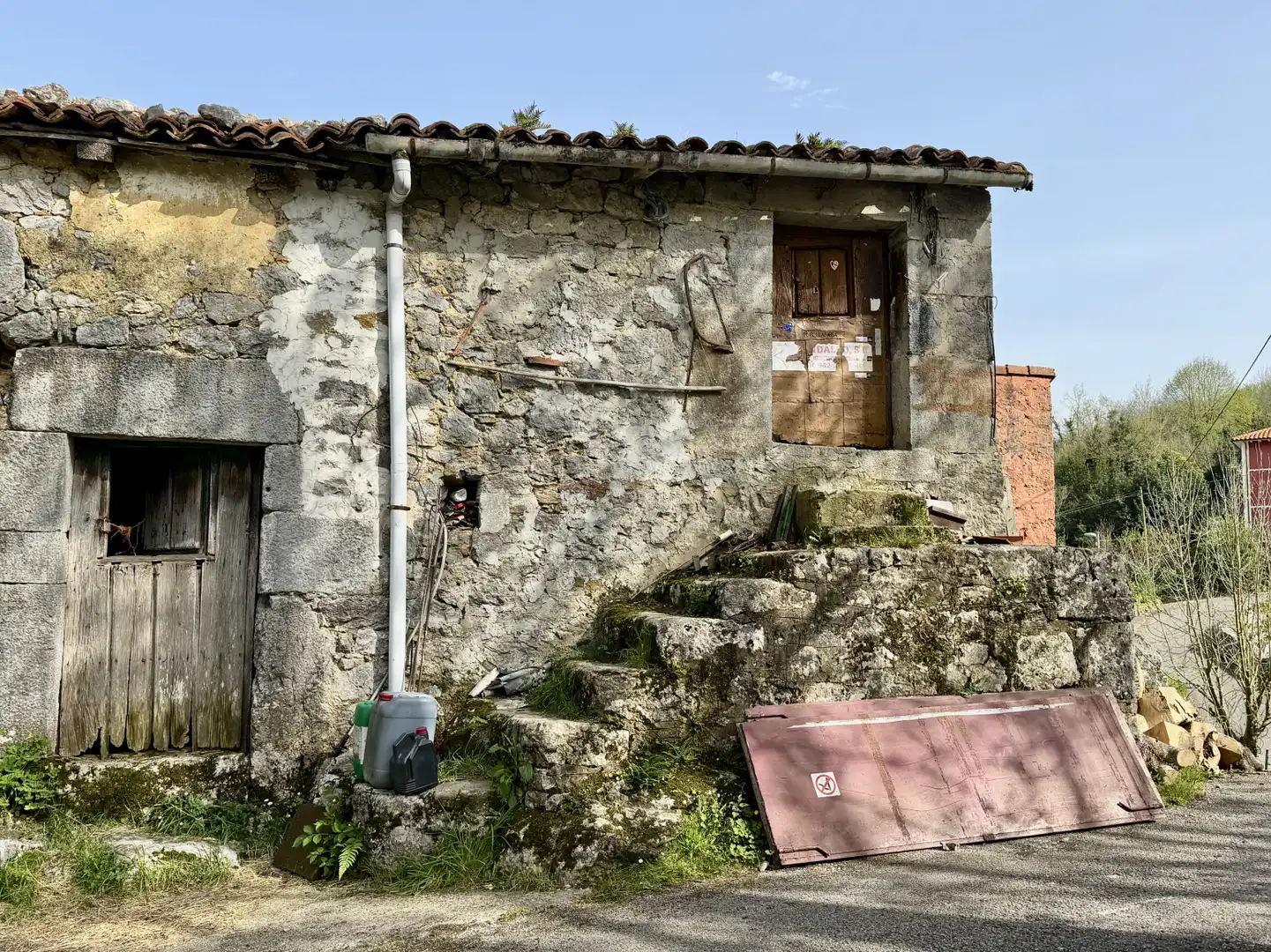 Vista exterior de Casa o xalet en venda en Miera