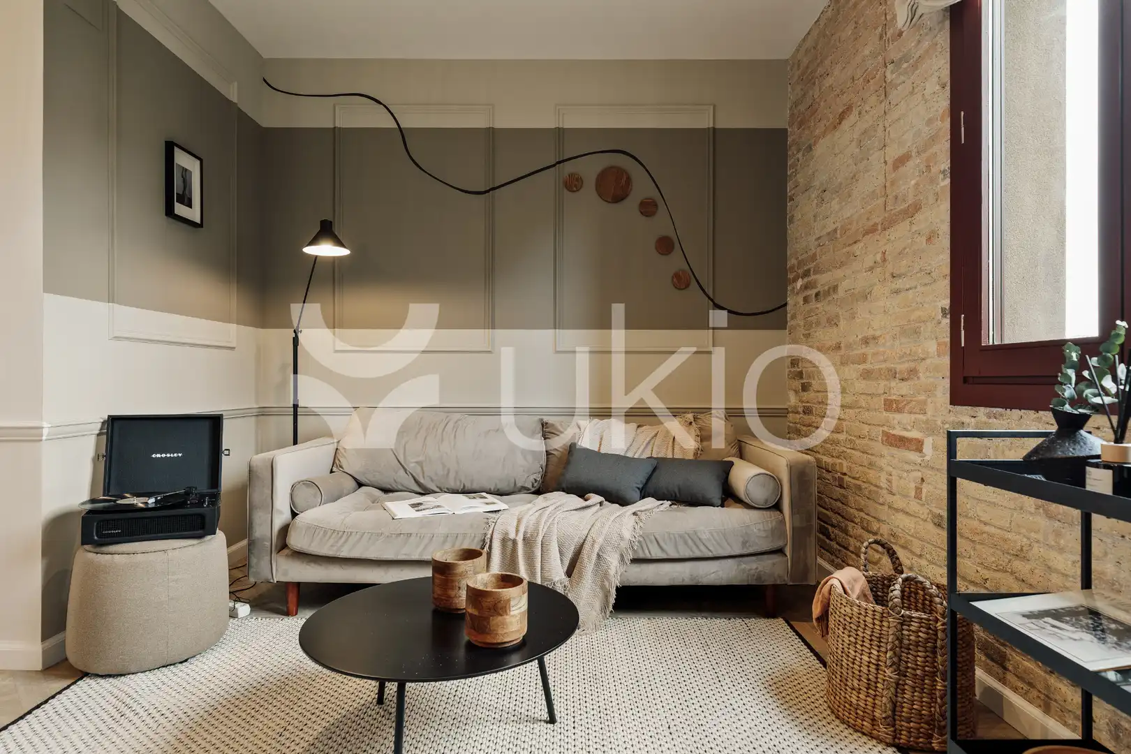 Sala d'estar de Apartament de lloguer en Barcelona amb Aire condicionat, Calefacció i Moblat