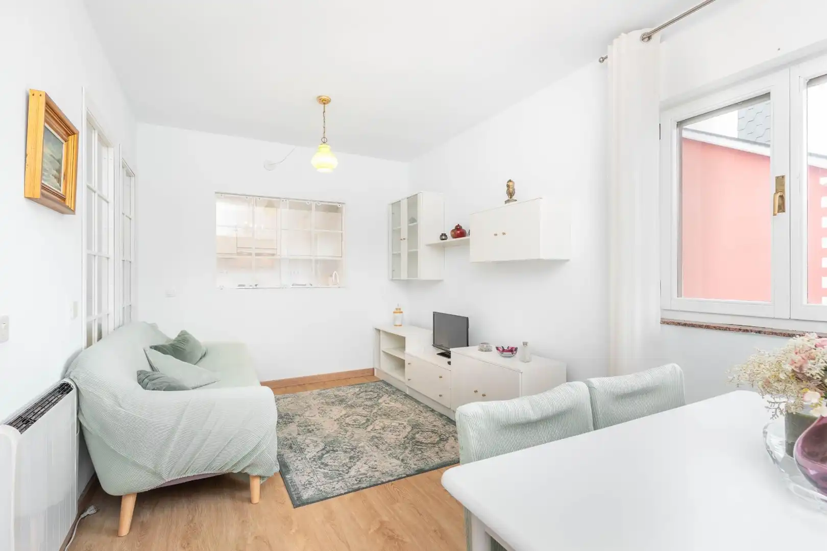 Living room of Houses for sale in Coaña  with Heating, Private garden and Furnished