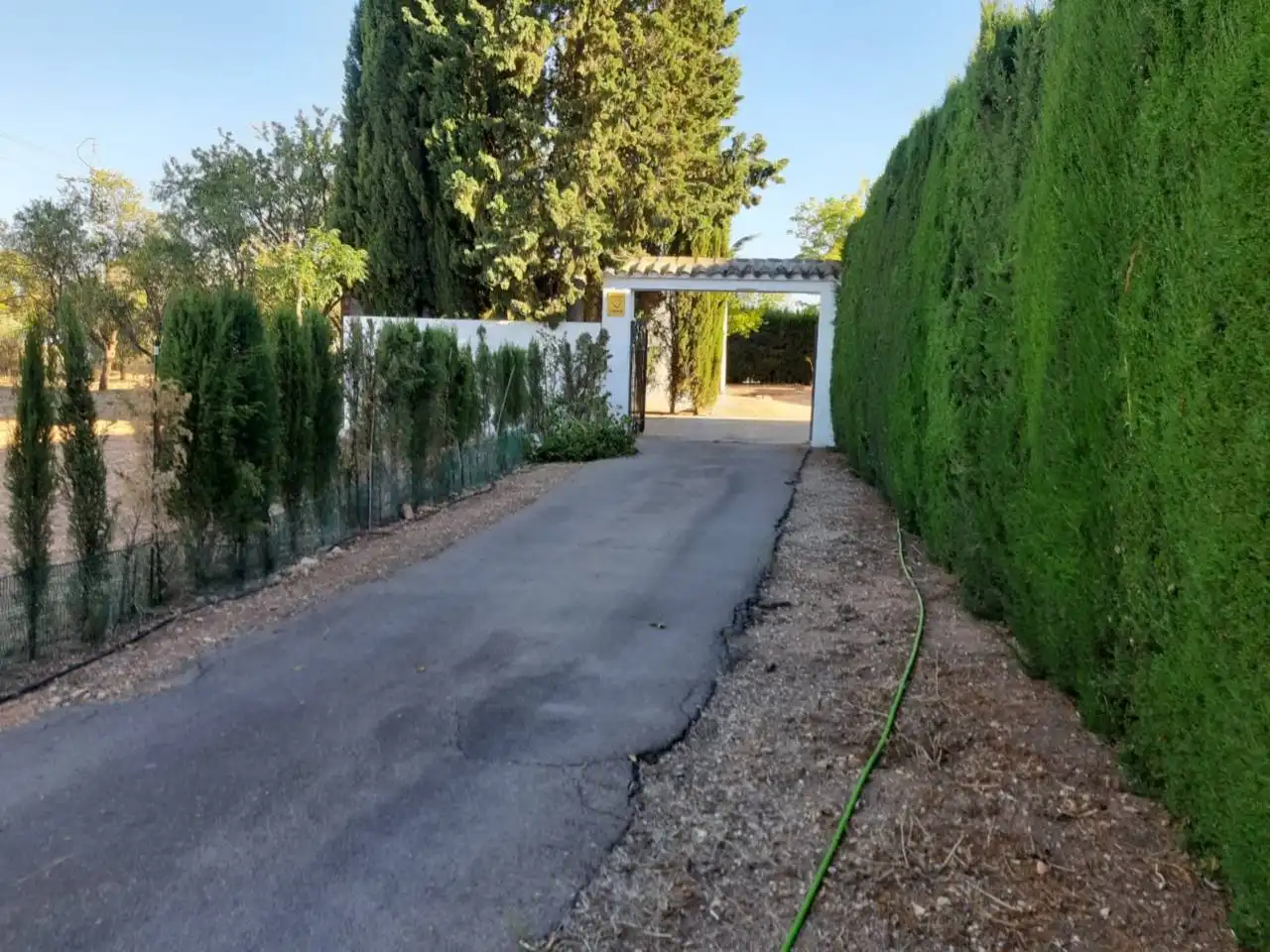 Vista exterior de Finca rústica en venta en Pozuelo de Calatrava con Aire acondicionado, Jardín privado y Terraza