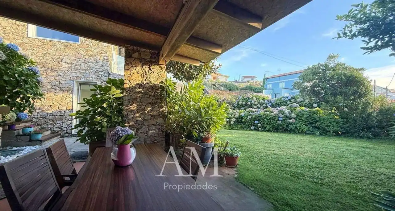 Garden of Houses for sale in A Guarda    with Heating, Private garden and Terrace