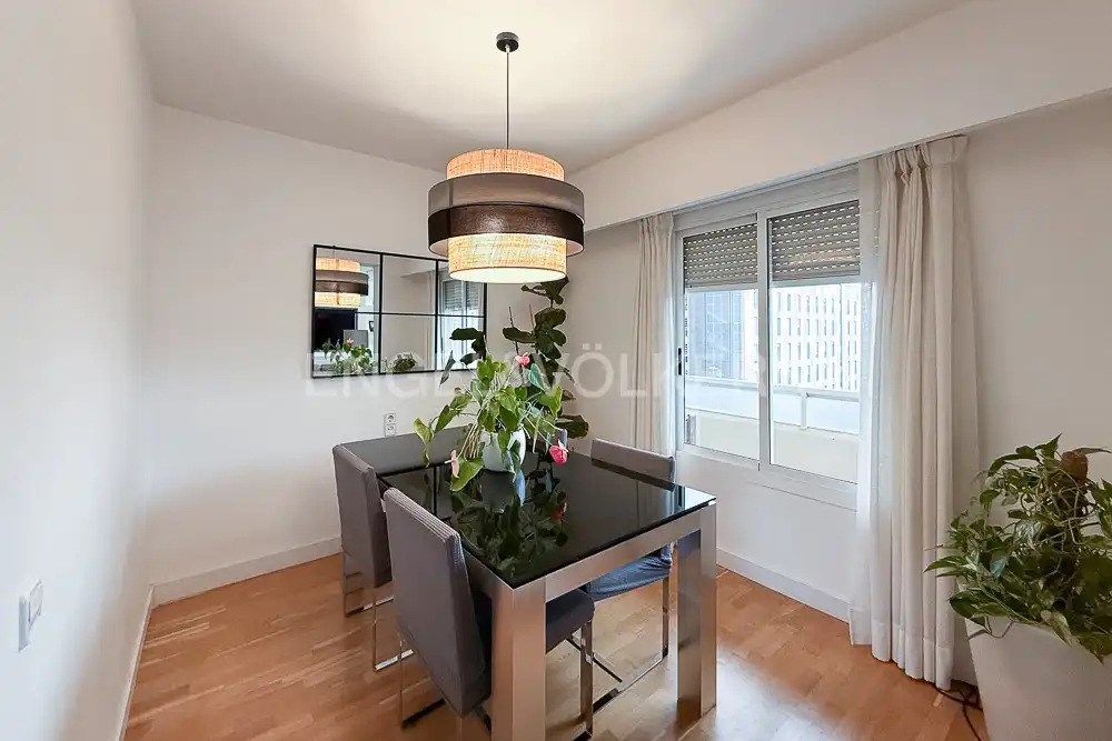 Comedor de Piso de alquiler en Valencia con Aire acondicionado, Calefacción y Parquet