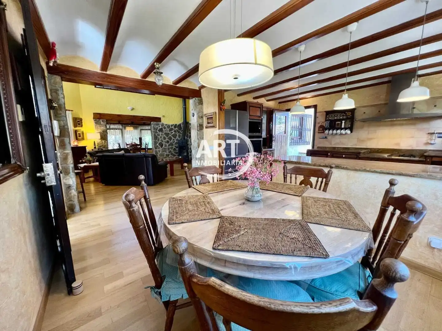 Dining room of Houses for sale in L'Eliana  with Air Conditioner, Heating and Private garden