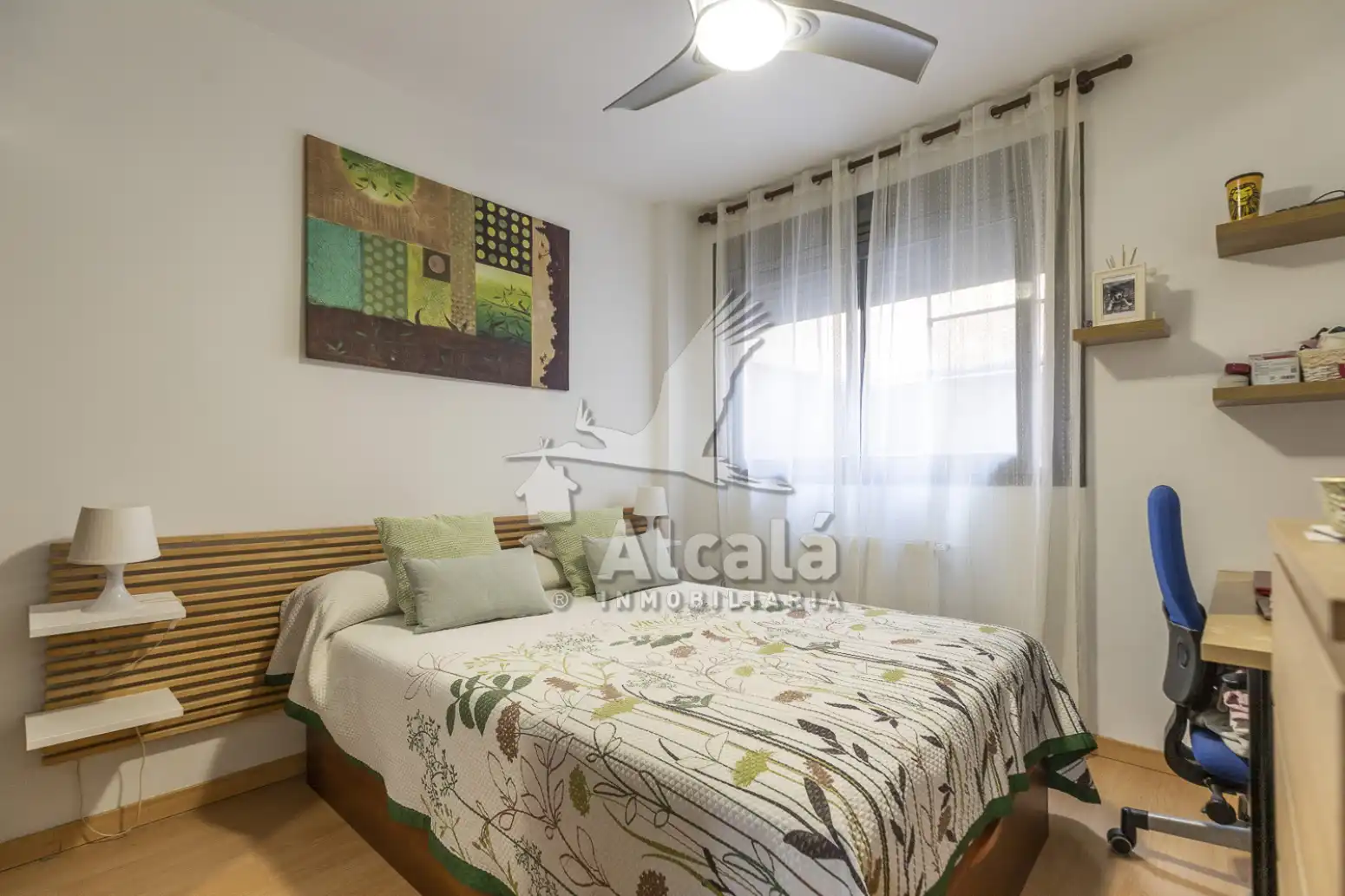 Schlafzimmer von Wohnung zum Verkauf in Villalbilla mit Klimaanlage, Heizung und Terrasse