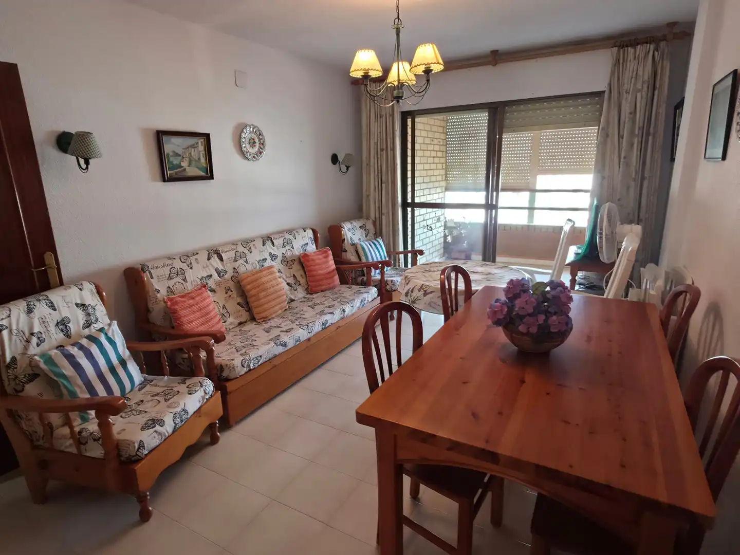Sala de estar de Piso en venta en La Antilla con Aire acondicionado, Amueblado y Lavadora