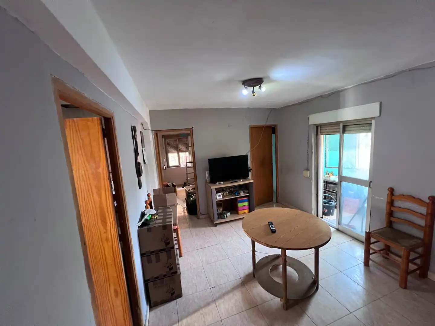 Living room of Flat for sale in Albacete  with Furnished