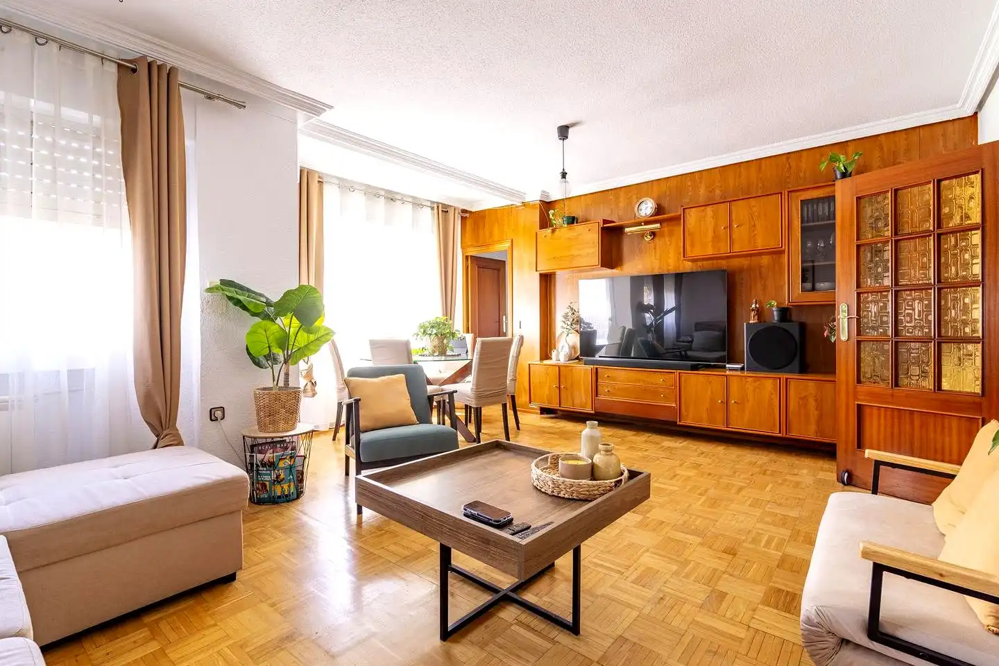 Wohnzimmer von Wohnung zum Verkauf in Alcorcón mit Heizung und Parkett