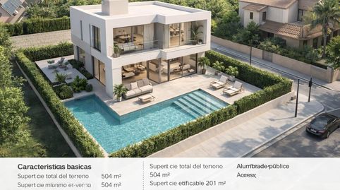 PARCELA URBANA  ALICANTE GOLF DE 504 m2 PARA CHALET EXCLUSIVO EN ZONA RESIDENCIAL
