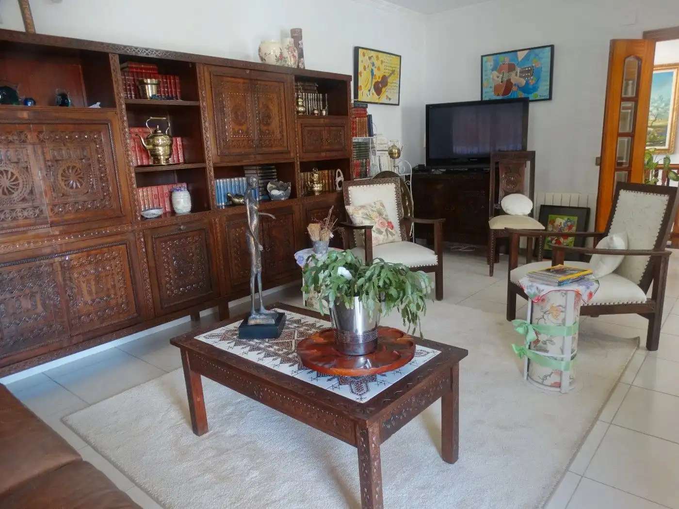 Living room of Houses for sale in Calafell  with Air Conditioner, Storage room and Swimming Pool