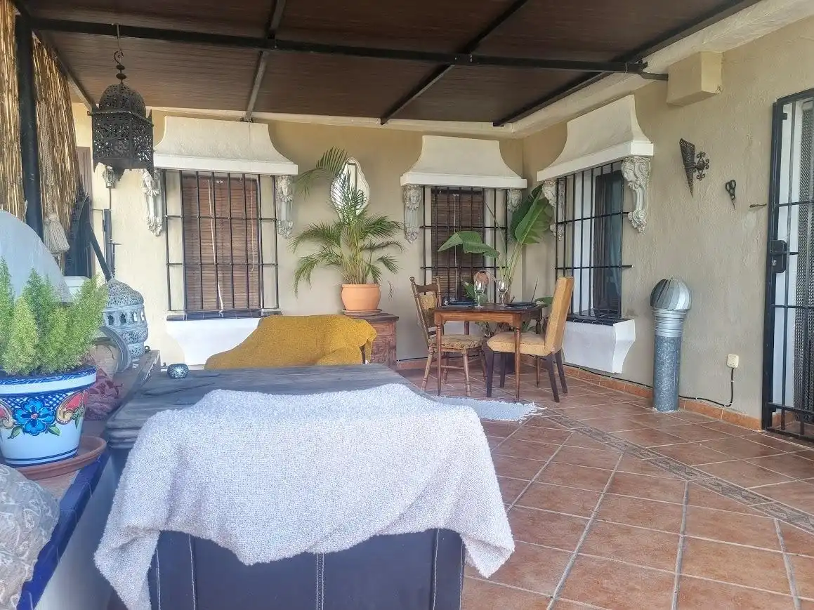 Terraza de Casa o chalet en venta en Alhaurín El Grande con Jardín privado y Piscina comunitaria