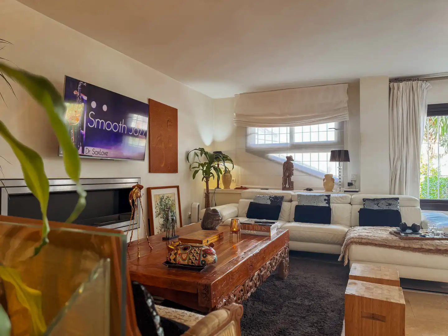 Sala de estar de Dúplex en venta en Estepona con Aire acondicionado, Terraza y Piscina