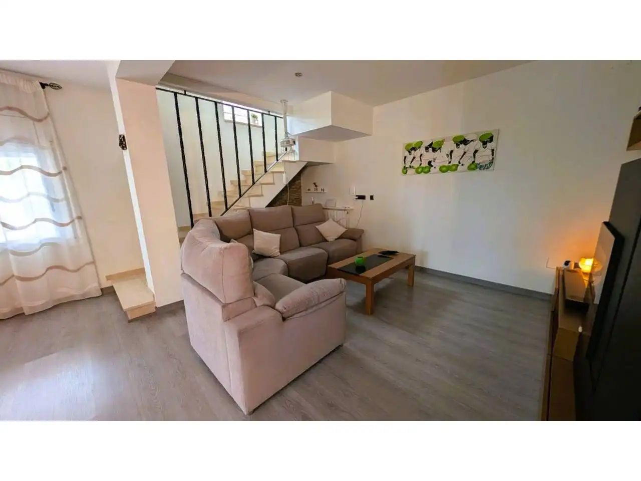 Sala d'estar de Casa o xalet en venda en Viladecavalls amb Aire condicionat, Calefacció i Jardí privat