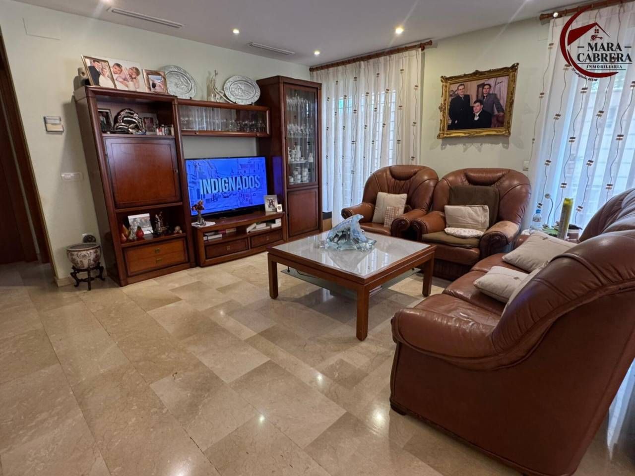 Sala d'estar de Casa adosada en venda en Gandia amb Aire condicionat, Jardí privat i Terrassa